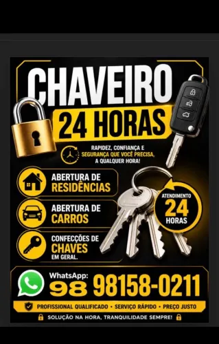 Chaveiro 24 horas São Luís