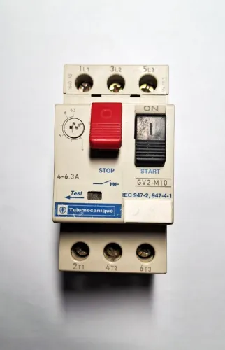 Disjuntor Motor Industrial GVZ-M10 de 4-6,3 A- Telemecanique