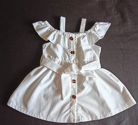 Vestido infantil branco
