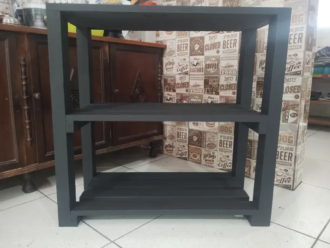 SUPORTE PARA AQUÁRIO EM MADEIRA MACIÇA