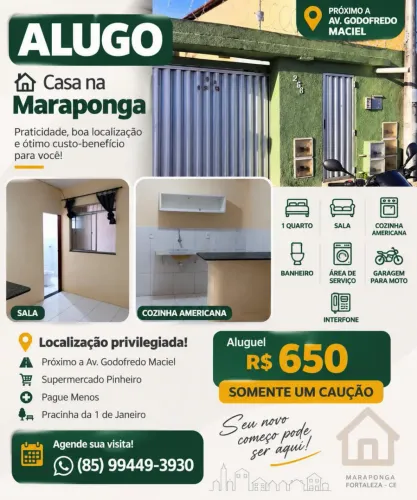 [ALUGO] Casa na Maraponga 