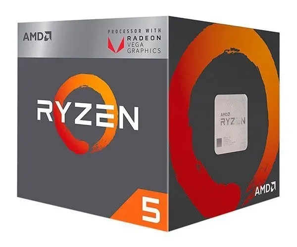 Processador AMD Ryzen 5 2400G AM4 4 Núcleos 8 Threads 3,6GHz Vega 11