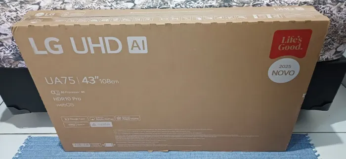 Vendo TV de LG 43 polegadas Smart Nova lacrada