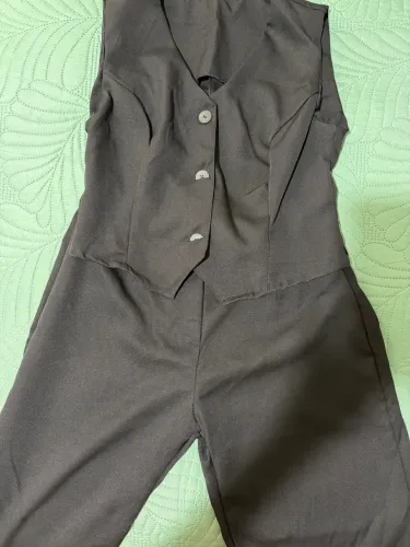 Conjunto de calça e colete adulto M
