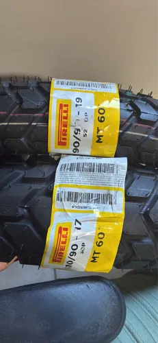 Par Pneu Mt60 Pirelli 110/90-17 + 90/90-19 Bros125/150/160 XRE 190 XTZ Crosser