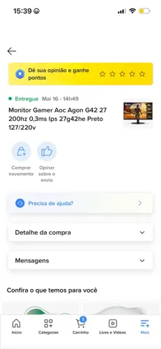 Vendo monitor 27 polegadas