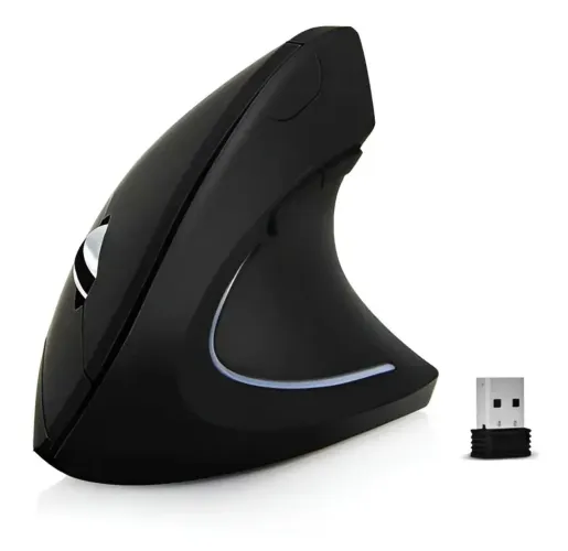 Kit com 5 peças Mouse ergonômico vertical