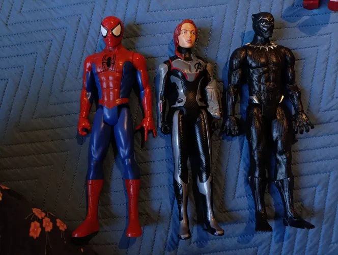 Lote 3 bonecos Marvel Hasbro originais 30 cm -