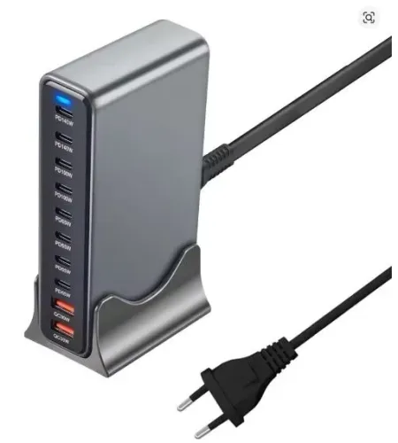 Carregador Essager 320w Gan 8 Portas