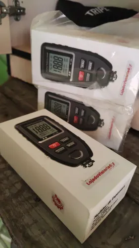 Medidor de espessura de camada de tinta, CALIBRADO E COM CERTIFICADO