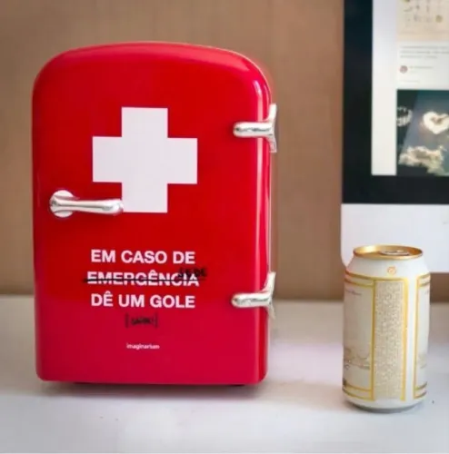 Mini Geladeira (frio ou quente) 