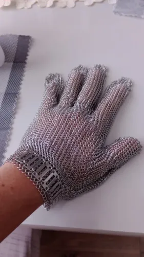 Luva de aço alta proteção