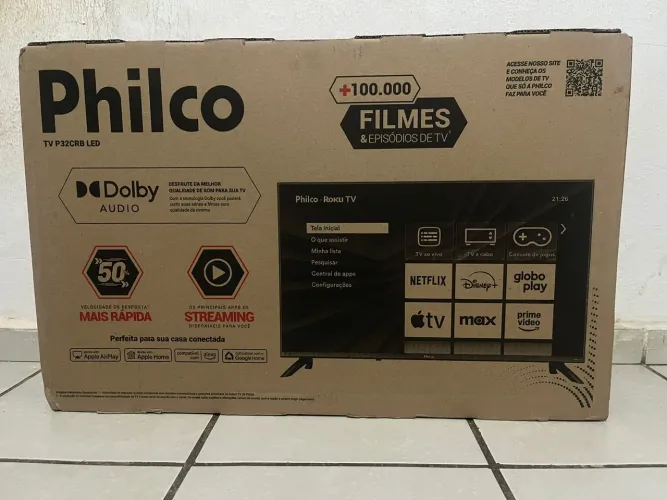 TV PHILCO 32 POLEGADAS NOVA LACRADA 