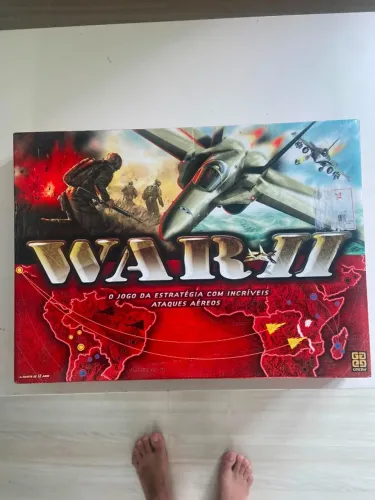 Jogo War II Grow - Completo com Todas as Peças, Tabuleiro e Manual!