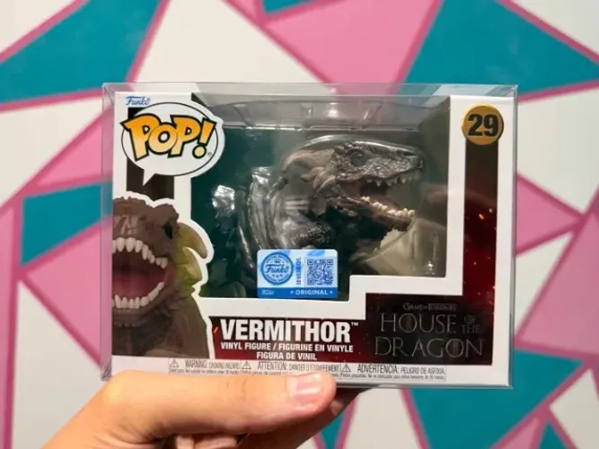 NOVO Funko Pop Vermithor COM PROTETOR House of The Dragon