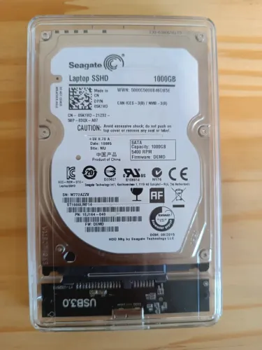 HD Externo Seagate SSHD 1TB USB 3.0