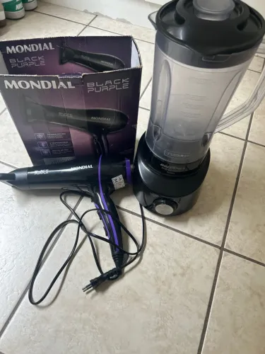 Secador Mondial+ liquidificador