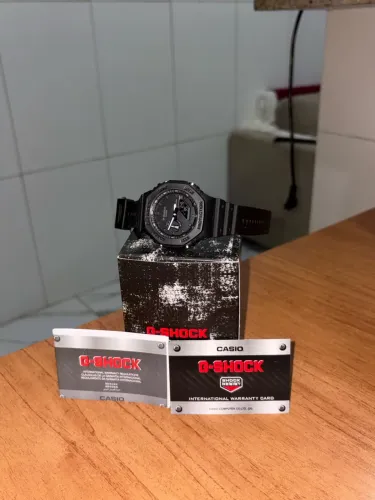 Relógio Casio G-Shock Masculino Carbon GA-2100-1A1DR Preto