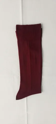 Meia Social Masculina Vintage Vinho