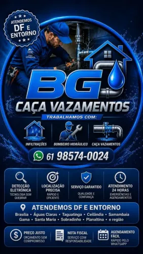 Caça vazamentos Bombeiro hidraulico