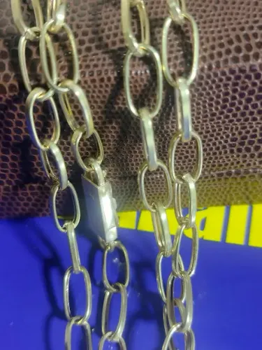 Cordão Barquer Grumet Peso 11.90 Gramas 4.5 mm 60 Cm Oco  