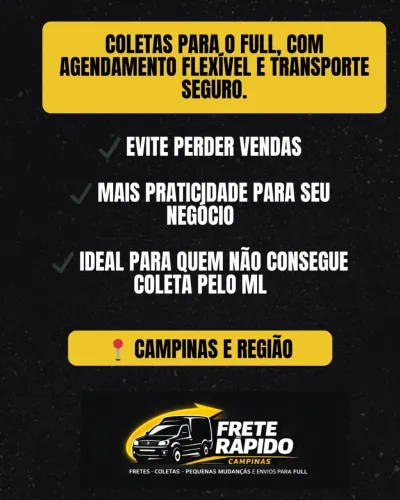 Coleta FULL MERCADO LIVRE 