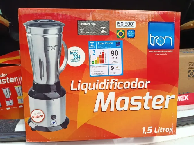 Vendo Liquidificador profissional marca Tron inox com copo inox com 127v 800w,novo zero.