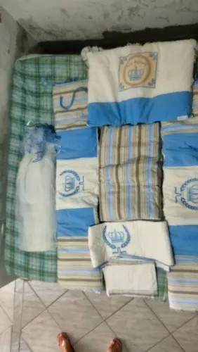 Kit berço completo menino 