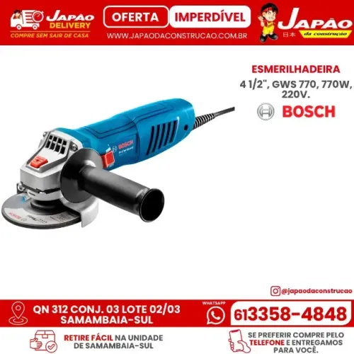 ESMERILHADEIRA 4.1 2 GWS 770 770W 220V