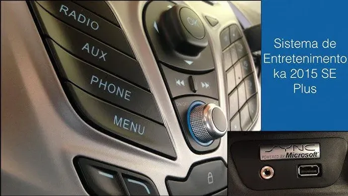 Som painel ford ka original com modulo 2015 ate 2017