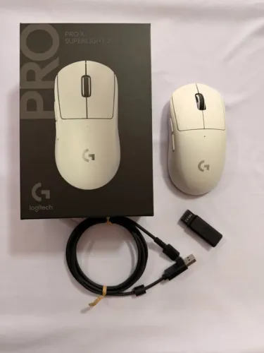 MOUSE GAMER LOGITECH PRO X SUPERLIGHT 2 BRANCO - 910-006637