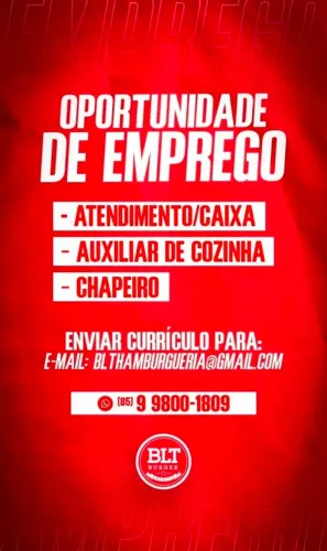 Vaga de Aux de cozinha