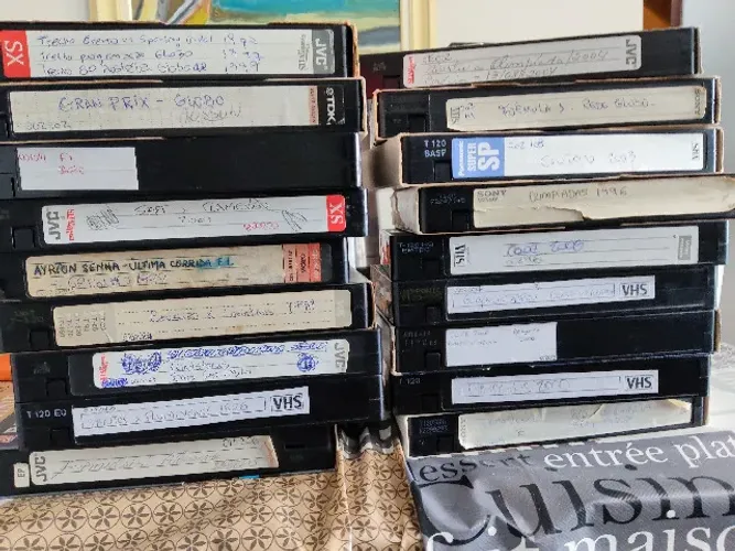 Lotes de Fitas VHS - Gravações de TV - Esportes