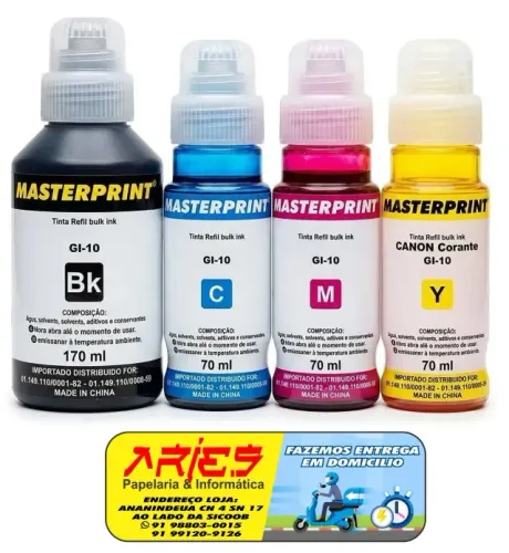 TINTA CANON GI-10 CORANTE MASTERPRINT