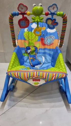 Cadeira Fisher-Price original Modo balanço e Modo vibra