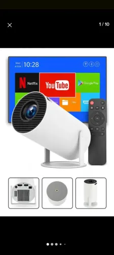 ? PROJETOR HY300 4K + SOUNDBAR LED