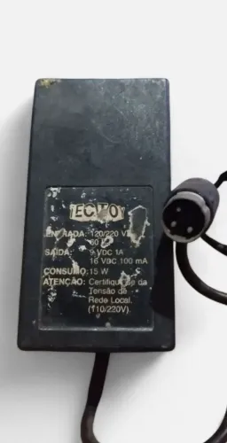 Fonte Master System 1 E 2 Original Tectoy Quadrada 110v 220V 