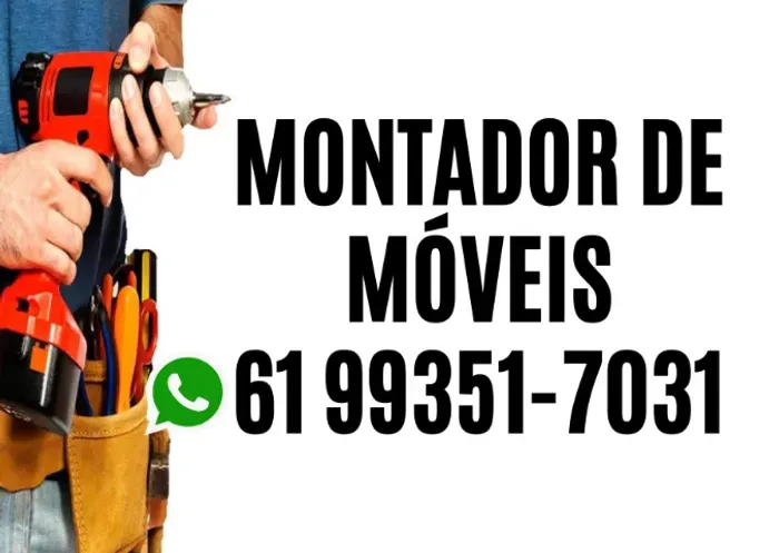 Montador de móveis * WhatsApp 