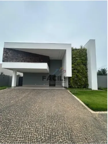 Casa de Luxo no Condomínio Caribe | 3 Suítes | Piscina com Hidro e Cascata