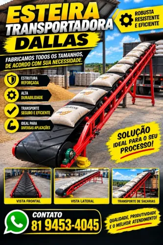 Esteira transportadora Dallas