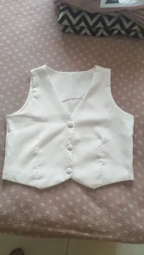 Vendo Colete Branco da Moda Tamanho M novo