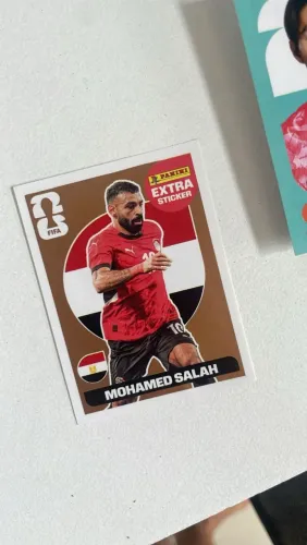 Figurinha Extra Legend Bronze de Mohamed Salah (Copa 2026)