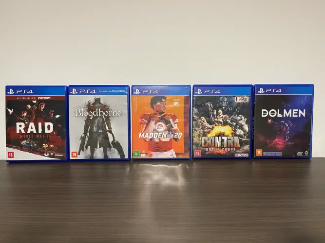 Lote 5 jogos PS4 PlayStation 4