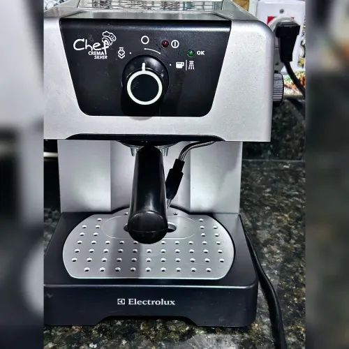 Cafeteira expresso Chefe Crema Silver 