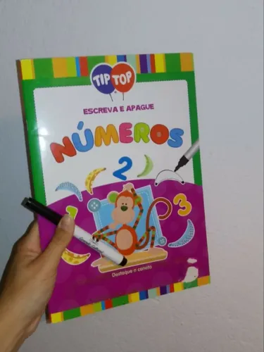 Livro Escreva e Apague - Tip Top - Números