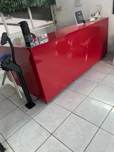 Balcão de recepção