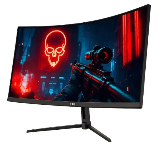 Monitor Gamer Hq 27 Curvo 1ms, 180hz, Amd Freesync Hq27c18 Preto