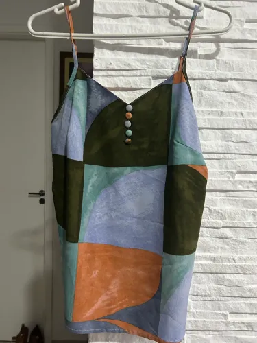 Blusa Colorida Quadriculada