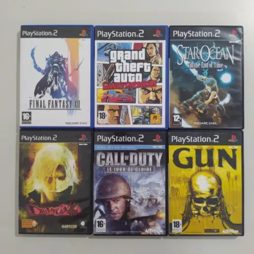 Jogos PS2 Originais Europeus