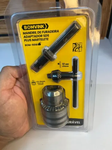 Mandril de Furadeira Adaptador SDS Plus Martelete - BOM-5018 BomVink